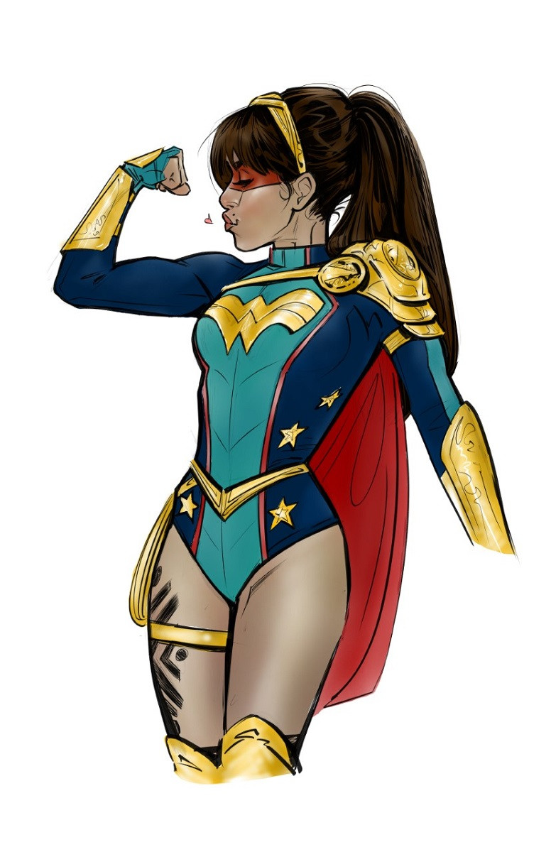 Wonder Girl Yara Flor concept art
