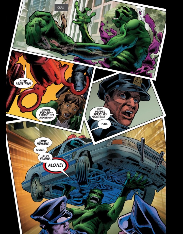 Cops bad Al Ewing Immortal Hulk Marvel Comics