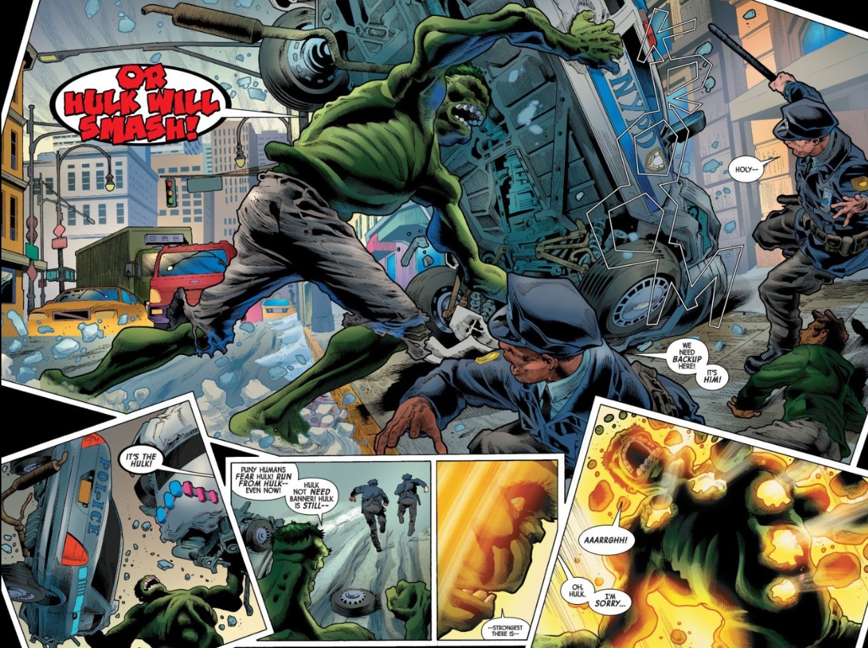 Cops bad Al Ewing Immortal Hulk Marvel Comics