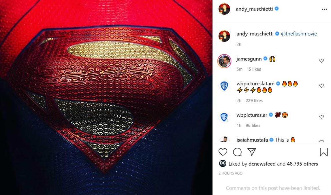 Andy Muschietti teases Supergirl Sasha Calle costume for The Flash