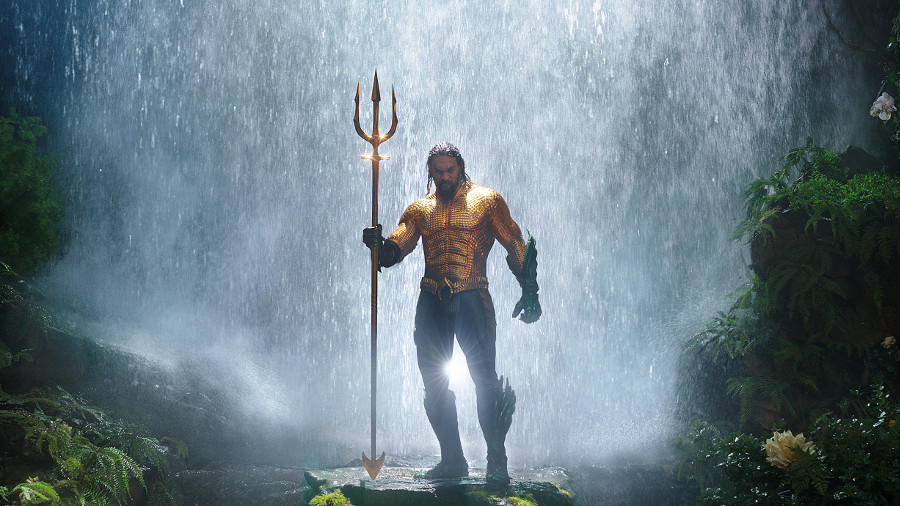 Aquaman: Jason Momoa Green and Orange High-Res Look