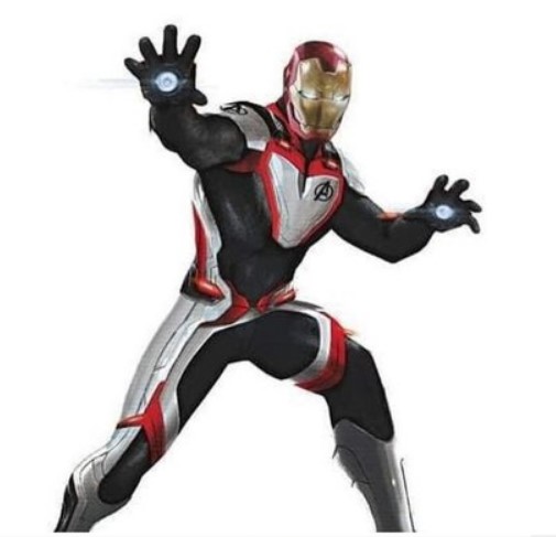 iron man red and white suit