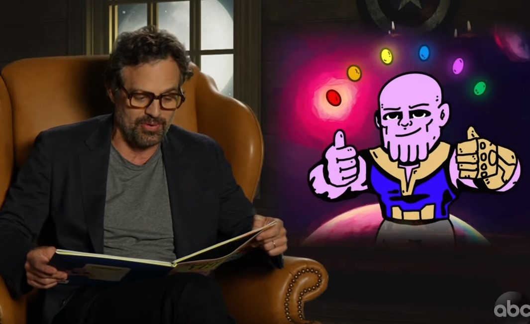 Avengers: Endgame Cast Thanos Book Jimmy Kimmel