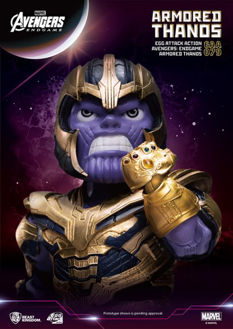 Avengers: Endgame Armored Thanos Egg Attack Figure 