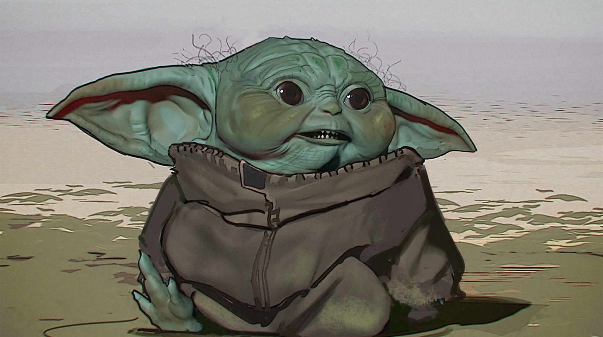 Baby Yoda Concept art