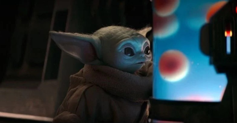 Baby Yoda eats eggs