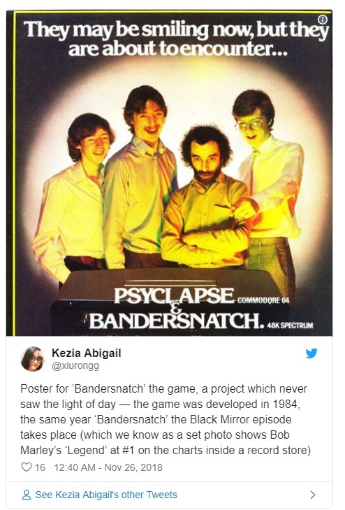 Bandersnatch Game