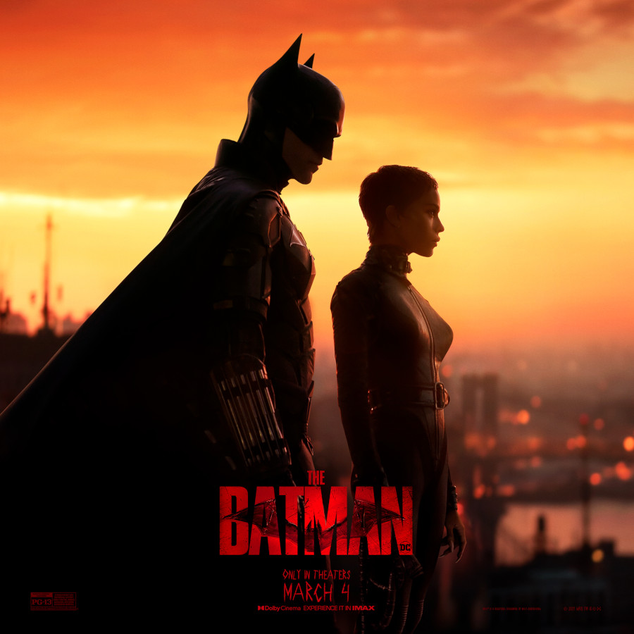 The Batman Robert Pattinson Zoe Kravitz poster