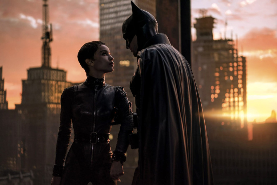 The Batman Zoe Kravitz Catwoman and Robert Pattinson