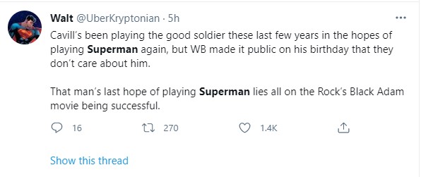 Black Superman tweet twitter