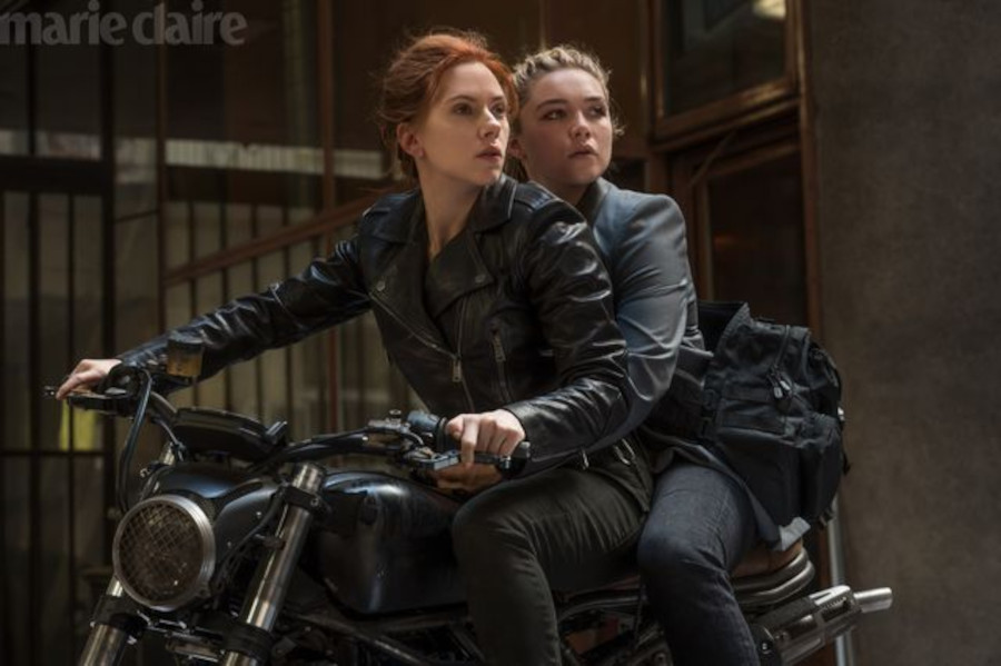 Black Widow: Scarlett Johansson and Florence Pugh Go For A Ride In New