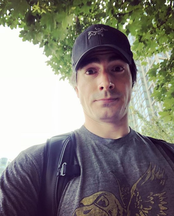 Brandon Routh Superman training