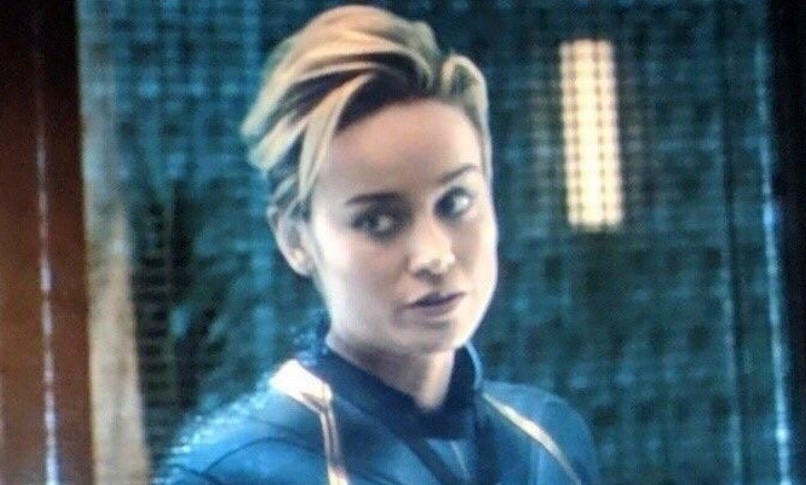 Brie Larson short hair Endgame