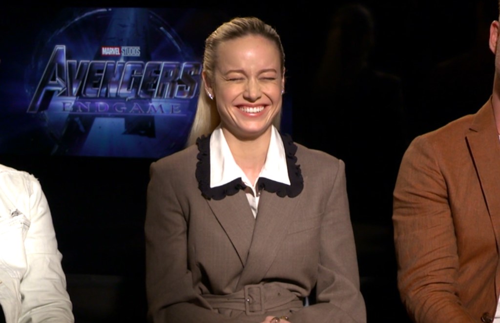 Brie Larson Laughs At Chris Hemsworth and Thor In Avengers: Endgame