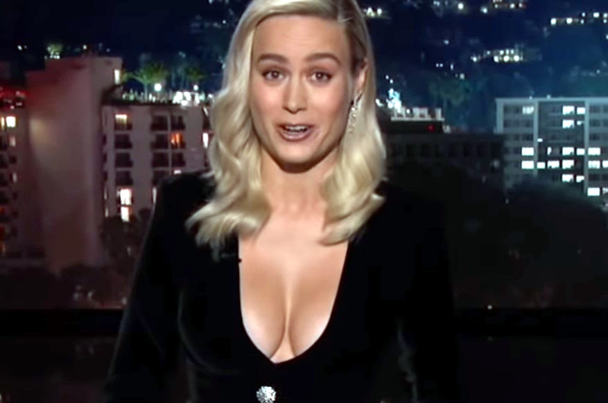 Brie Larson Jimmy Kimmel