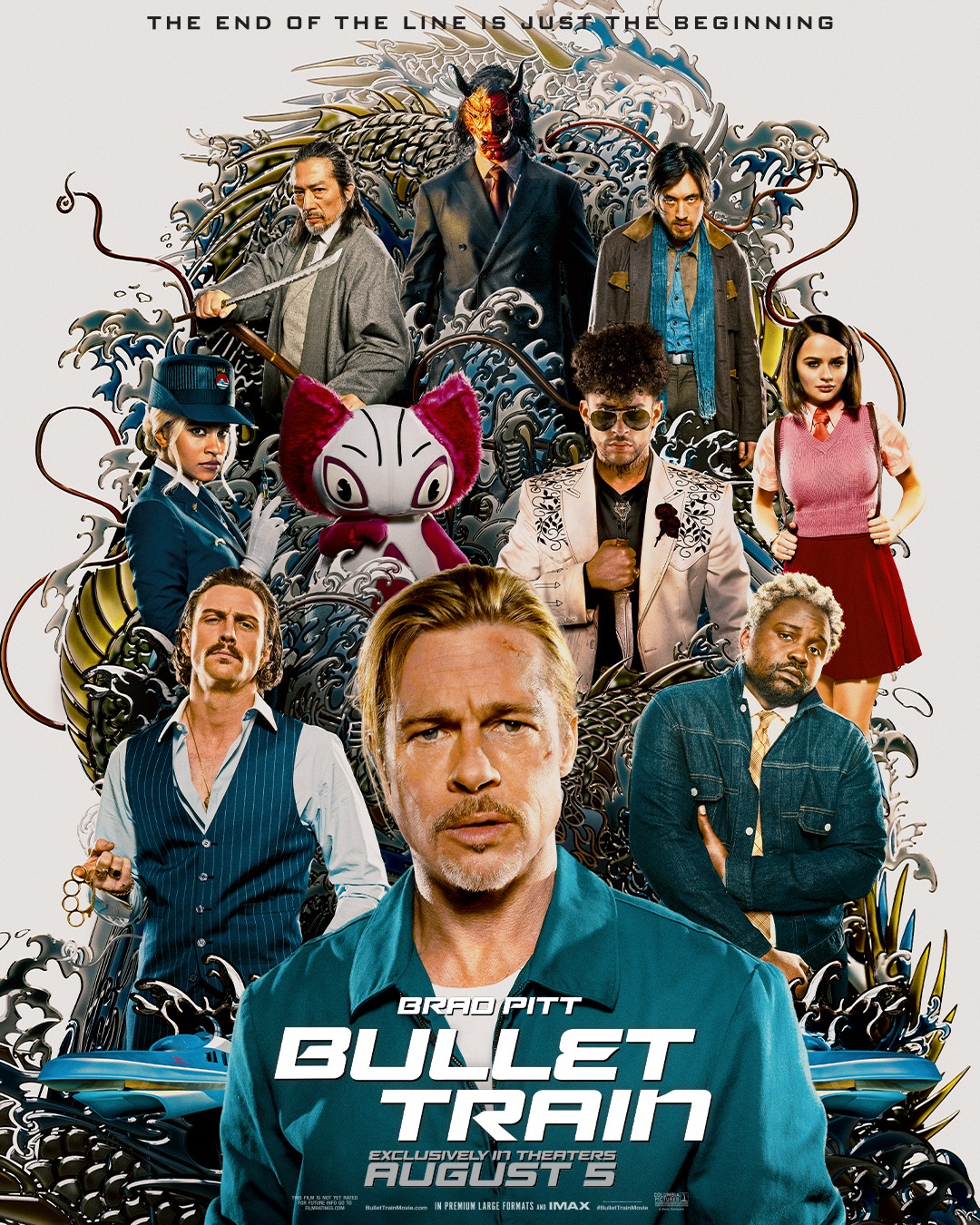 Bullet Train poster Brad Pitt