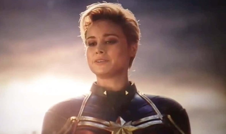 Captain Marvel Brie Larson short hair