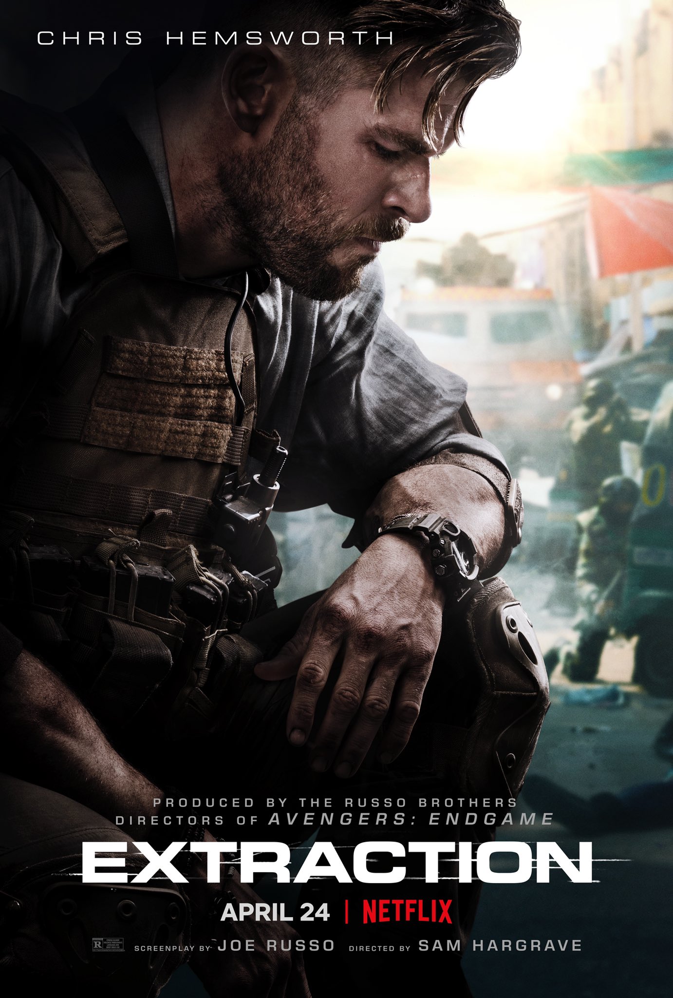 Chris Hemsworth Extraction poster
