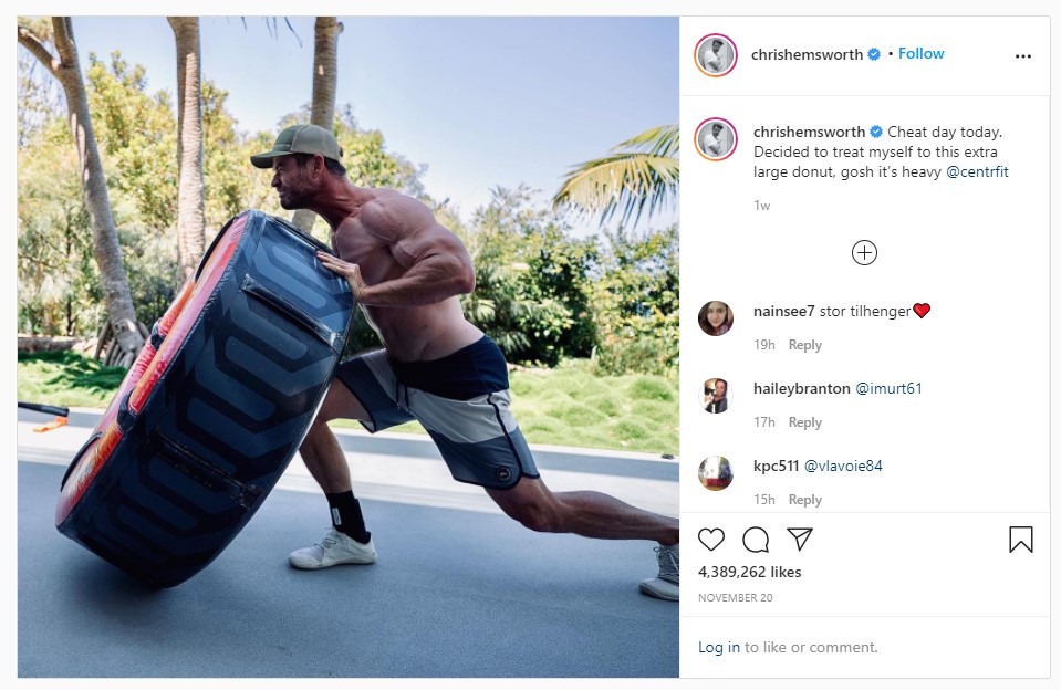 Chris Hemsworth Super Jacked Muscles