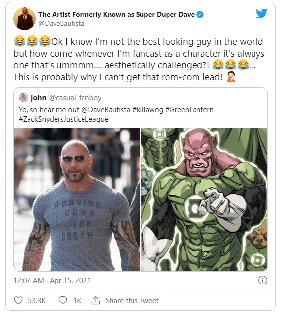 Dave Bautista Kilowog