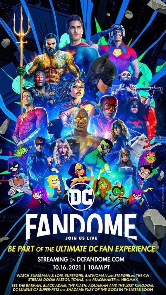 DC FanDome 2021 poster