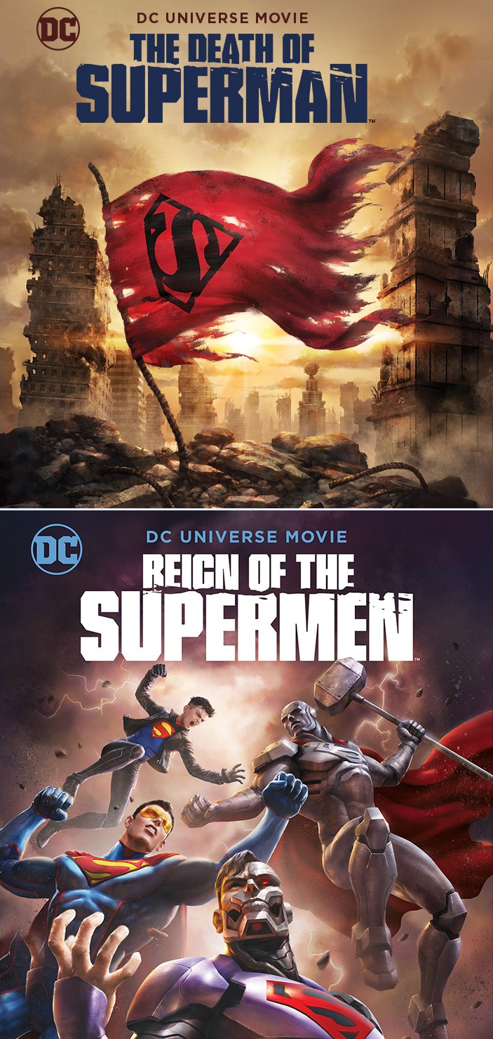 Death Of Superman and Reign Of The Supermen double feature