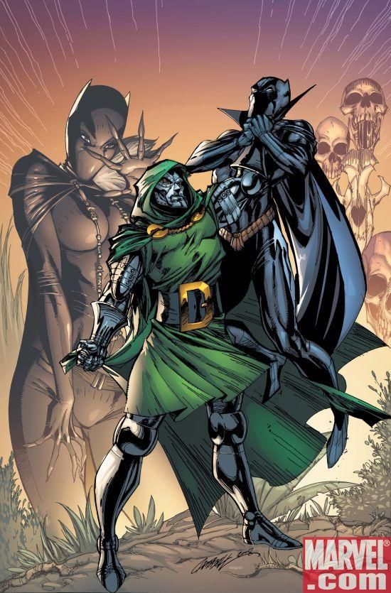Doctor Doom vs Black Panther Marvel Comics