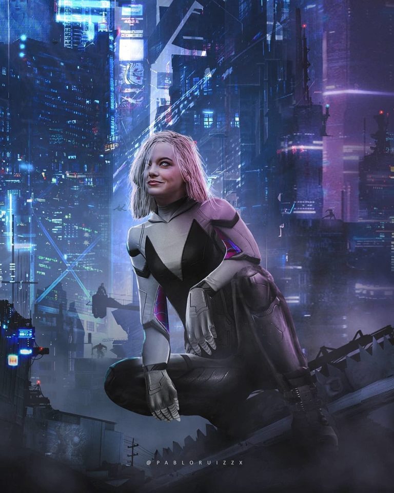 Emma Stone Spider-Gwen fan art