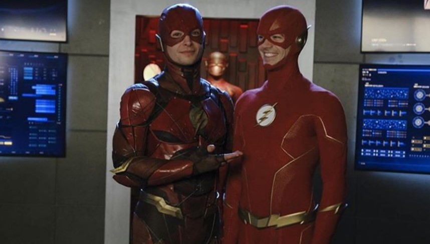The Flash Ezra Miller and Grant Gustin Crisis