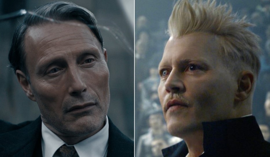 Fantastic Beasts Johnny Depp and Mads Mikkelsen