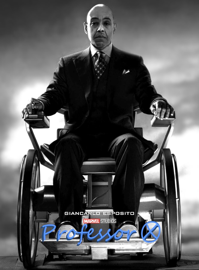 Giancarlo Esposito Professor X fan art marvel