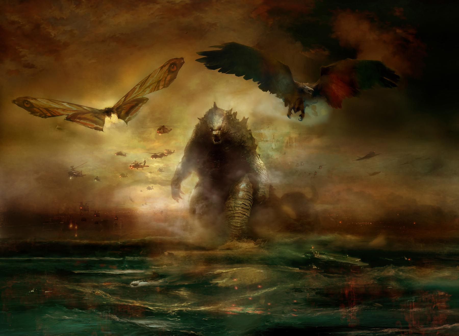 Godzilla: King of the Monsters Concept Art Is Monstrous ...