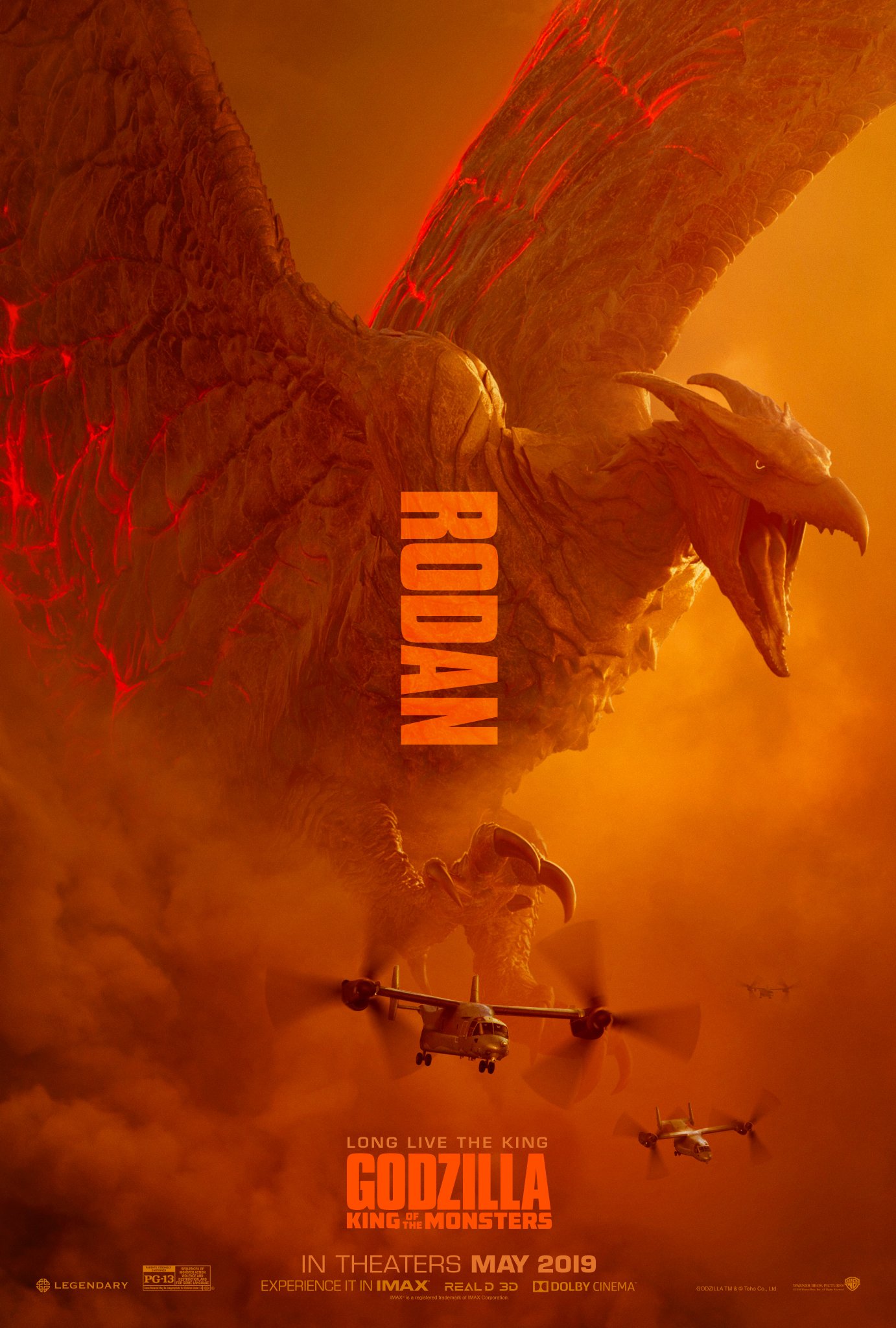 Godzilla King of Monsters Rodan