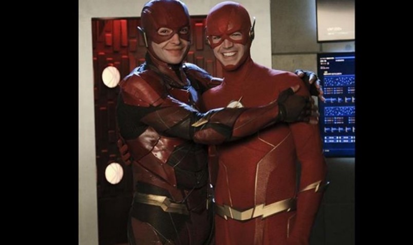 The Flash Grant Gustin and Ezra Miller