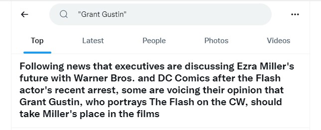 Grant Gustin The Flash trending Twitter