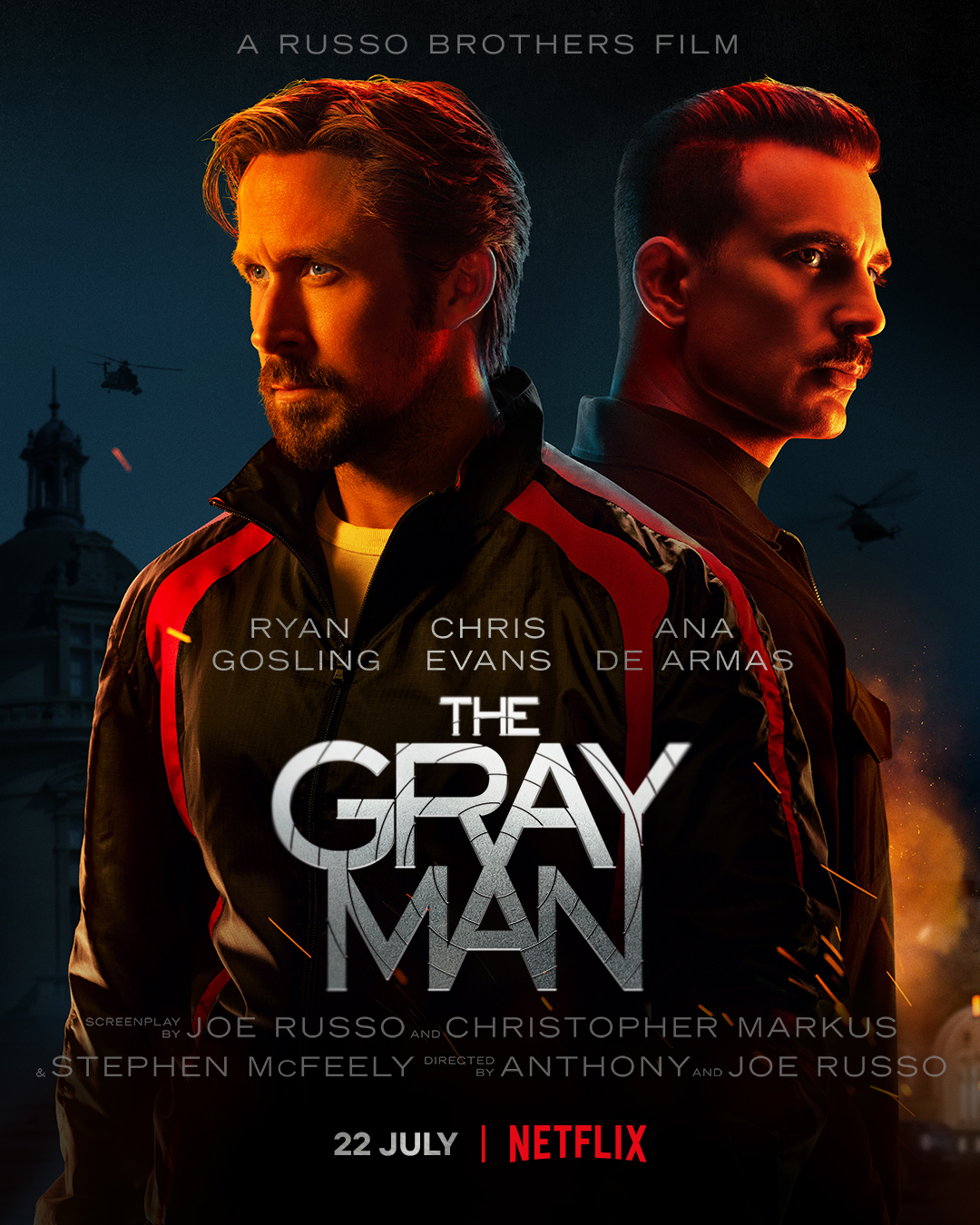 The Gray Man poster netflix