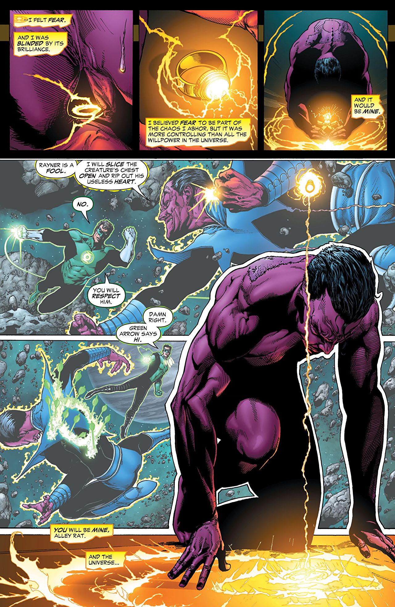 Green Lantern Sinestro Corps War