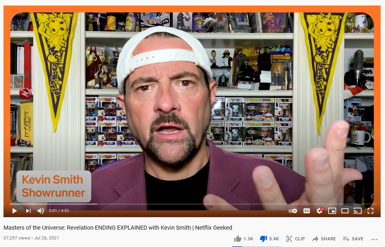 He-Man Fans reject Kevin Smith Masters of the Universe Revelation Netflix YouTube