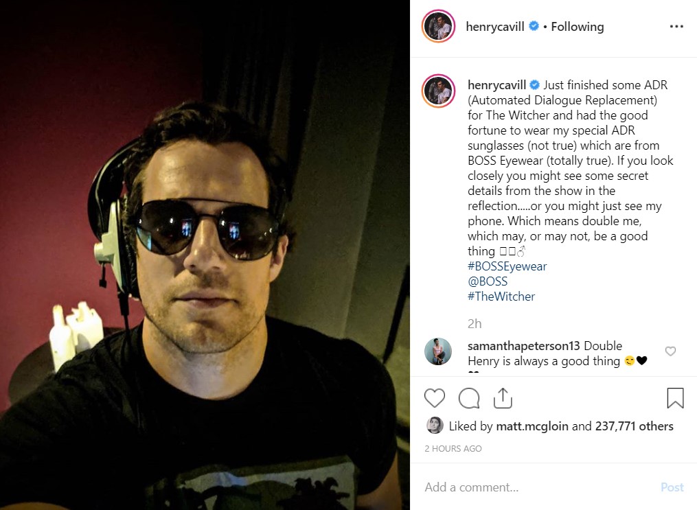 henry cavill boss glasses