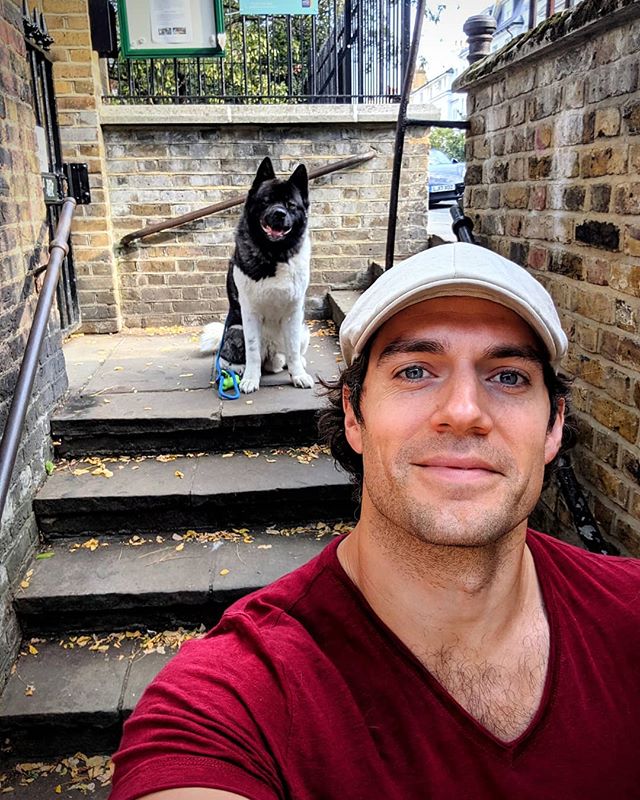 Henry Cavill All Sweaty For Dog Day Cosmic Book News