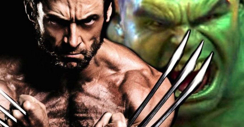 Hugh Jackman Wolverine vs Hulk