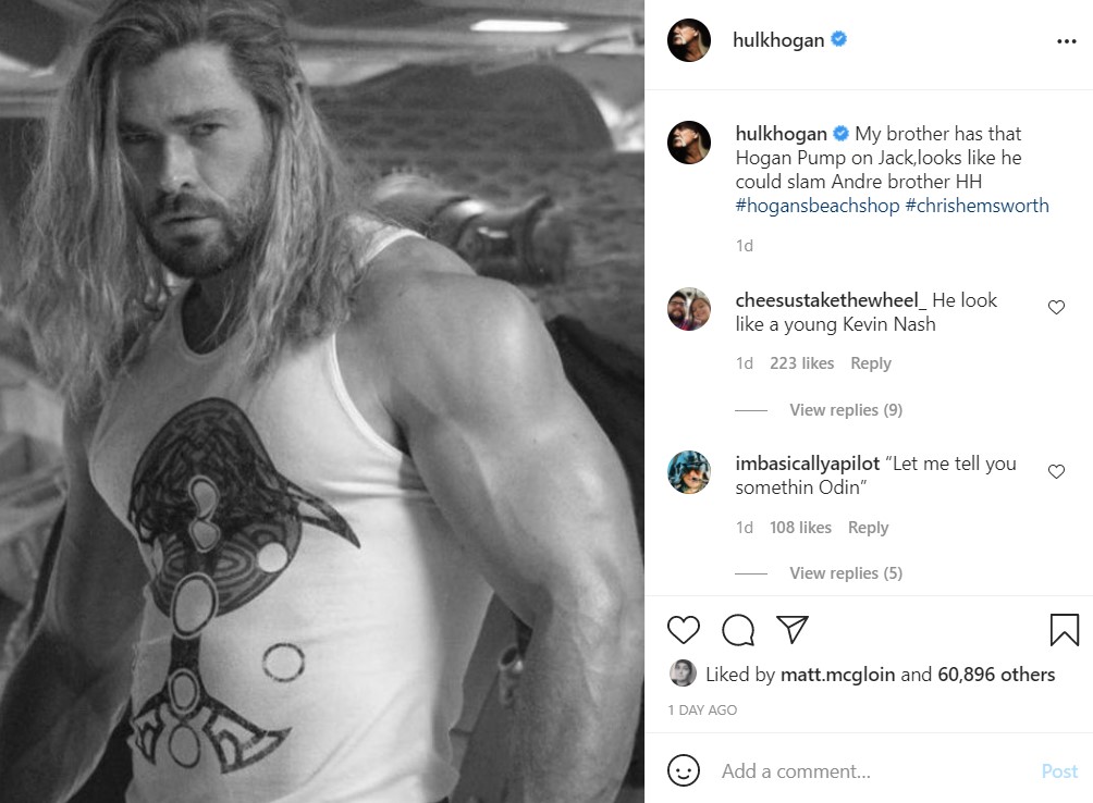 Chris Hemsworth Thor Love and Thunder wraps filming