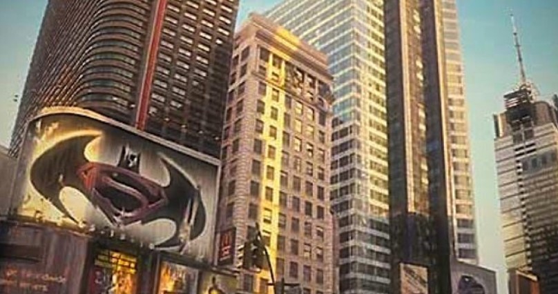 I Am Legend Batman vs Superman billboard