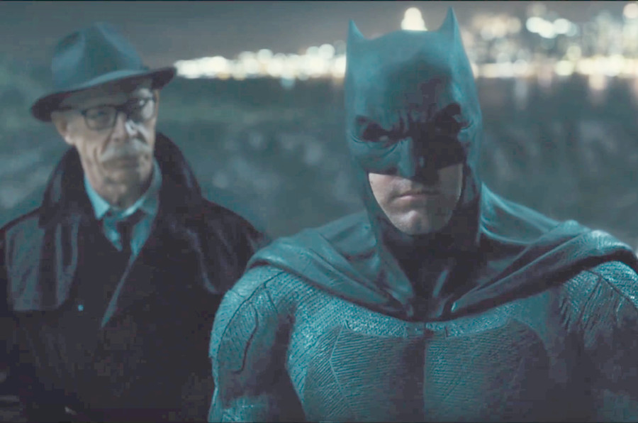 JK Simmons Commissioner Gordon Ben Affleck Batman