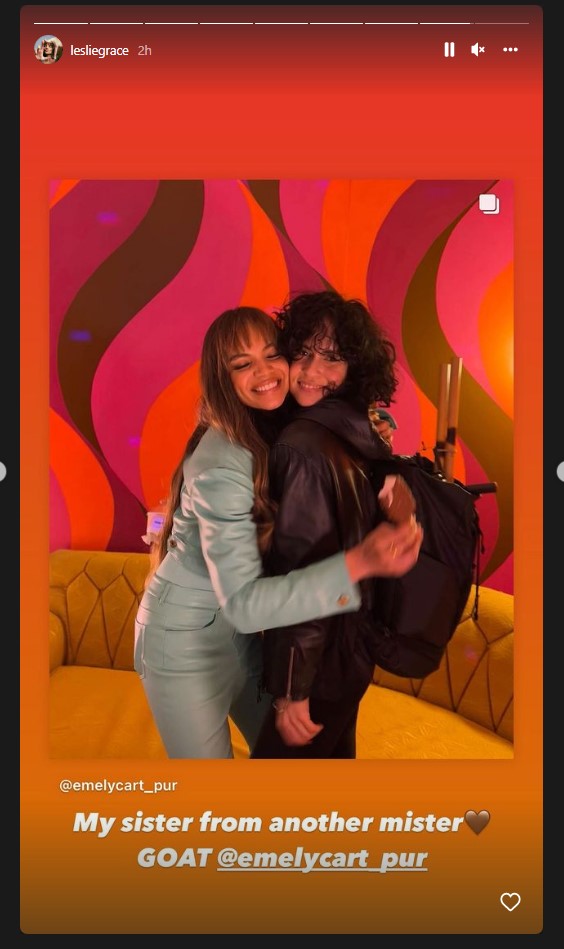 leslie grace batgirl instagram story