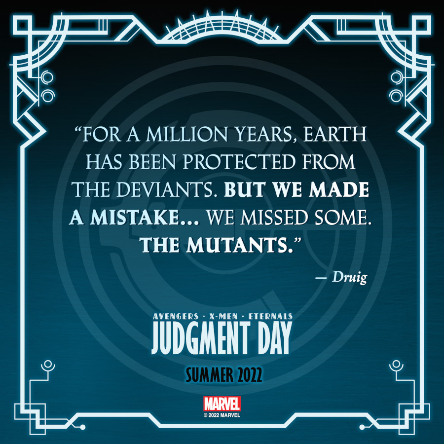 Marvel Comics X-Men Mutants Judgement Day teaser