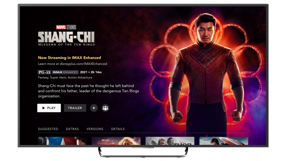Marvel IMAX enhanced Shang-Chi
