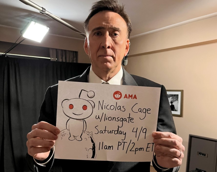Nicolas Cage Reddit AMA