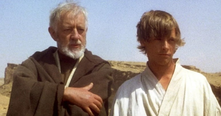 Star Wars Obi-Wan Kenobi and Luke Skywalker