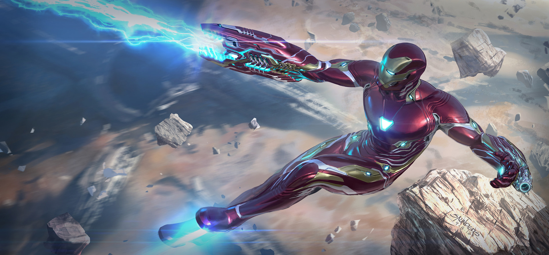 Infinity War: Iron Man Mark 50 Concept Art Revealed | Cosmic Book News